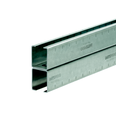 MPC Systeemrails 38/80/2,0 H | 2000 mm | gegalvaniseerd
